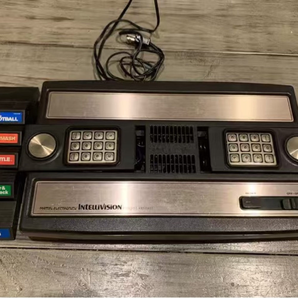 Intellivision Gaming Console - Black and Silver